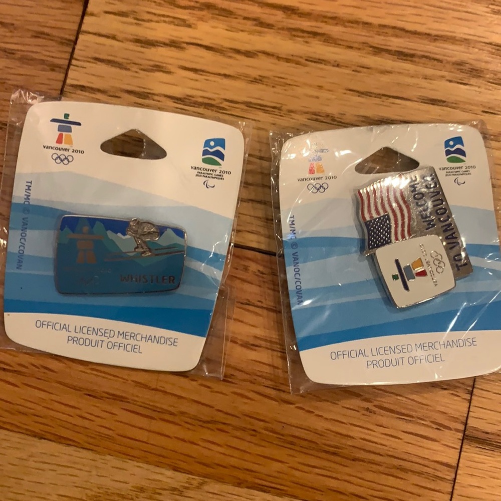 Olympic Pins from Whistler 2010